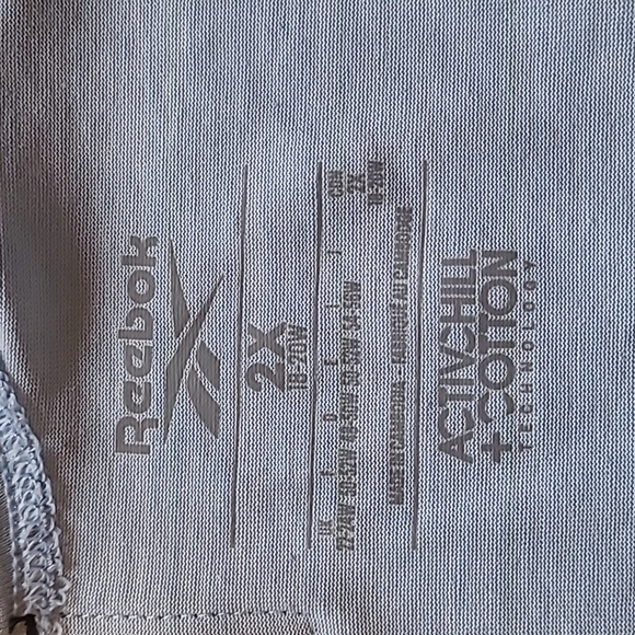 2X Reebok workout tank blue - Picture 7 of 8